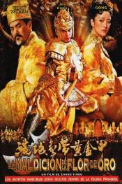 Poster de La maldición de la flor dorada (2006) de Zhang Yimou